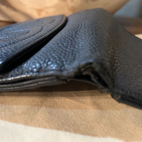 Chanel Black Caviar leather short wallet vintage - Picture 3 of 10